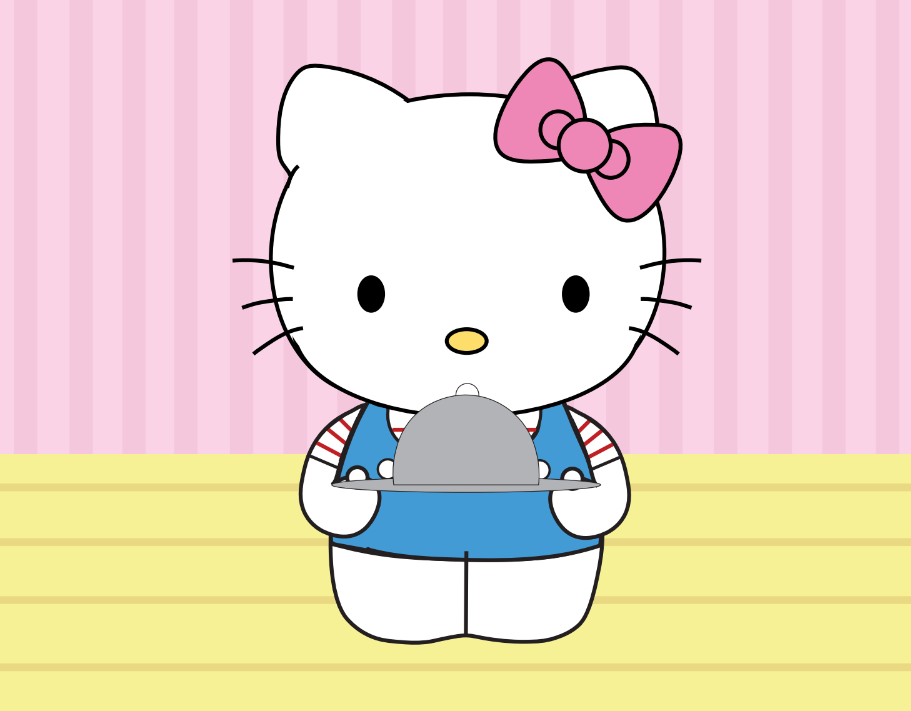 Hello Kitty Drawing Example